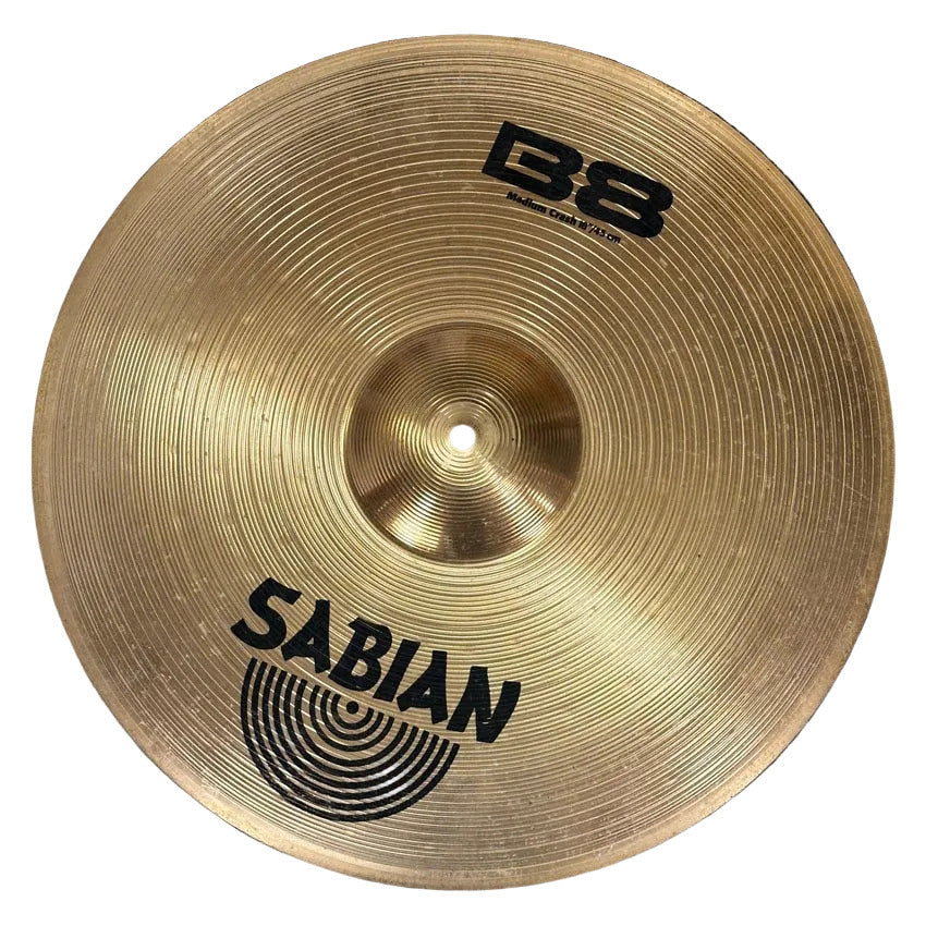 Used Sabian B8 Medium Crash Cymbal 18" - Good - Drum Center Of Portsmouth