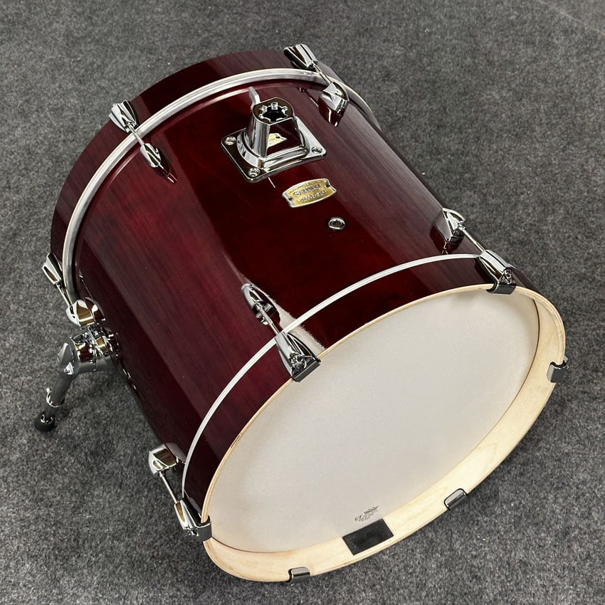 Used Yamaha Stage Custom Birch 4pc Jazz Drum Set Cranberry Red - Drum Center Of Portsmouth