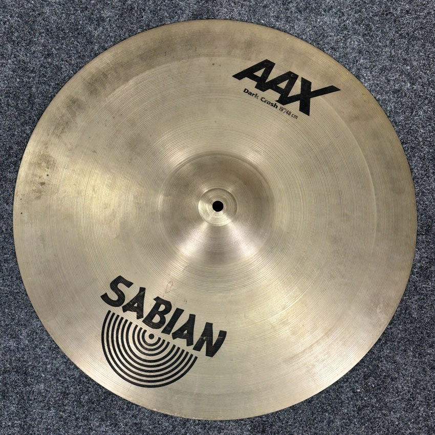 Used Sabian AAX Dark Crash Cymbal 19" - Very Good - Drum Center Of Portsmouth