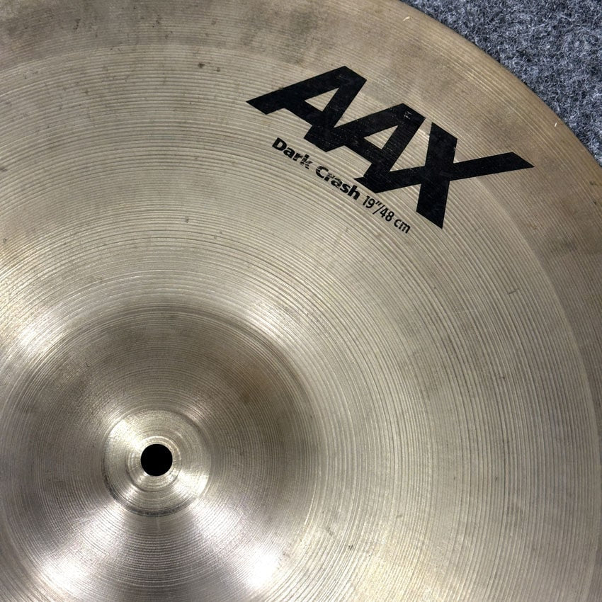 Used Sabian AAX Dark Crash Cymbal 19" - Very Good - Drum Center Of Portsmouth