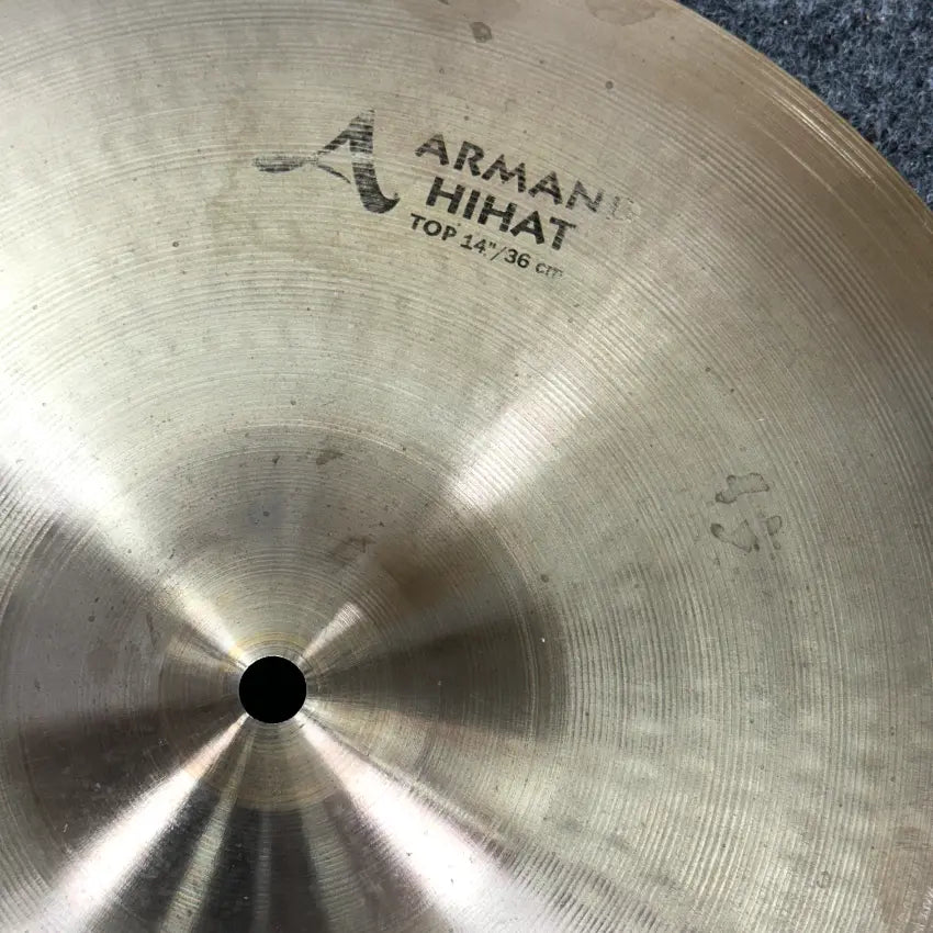 Used Zildjian A Armand Hi Hat Cymbals 14" - Good - Drum Center Of Portsmouth