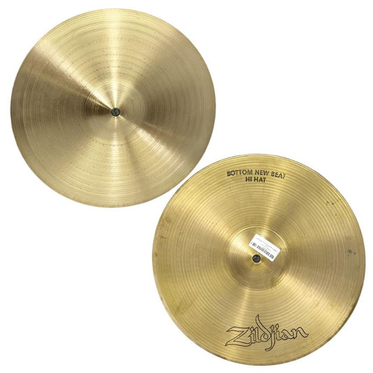 Used Zildjian A New Beat Hi Hat Cymbals 14" - Good - Drum Center Of Portsmouth