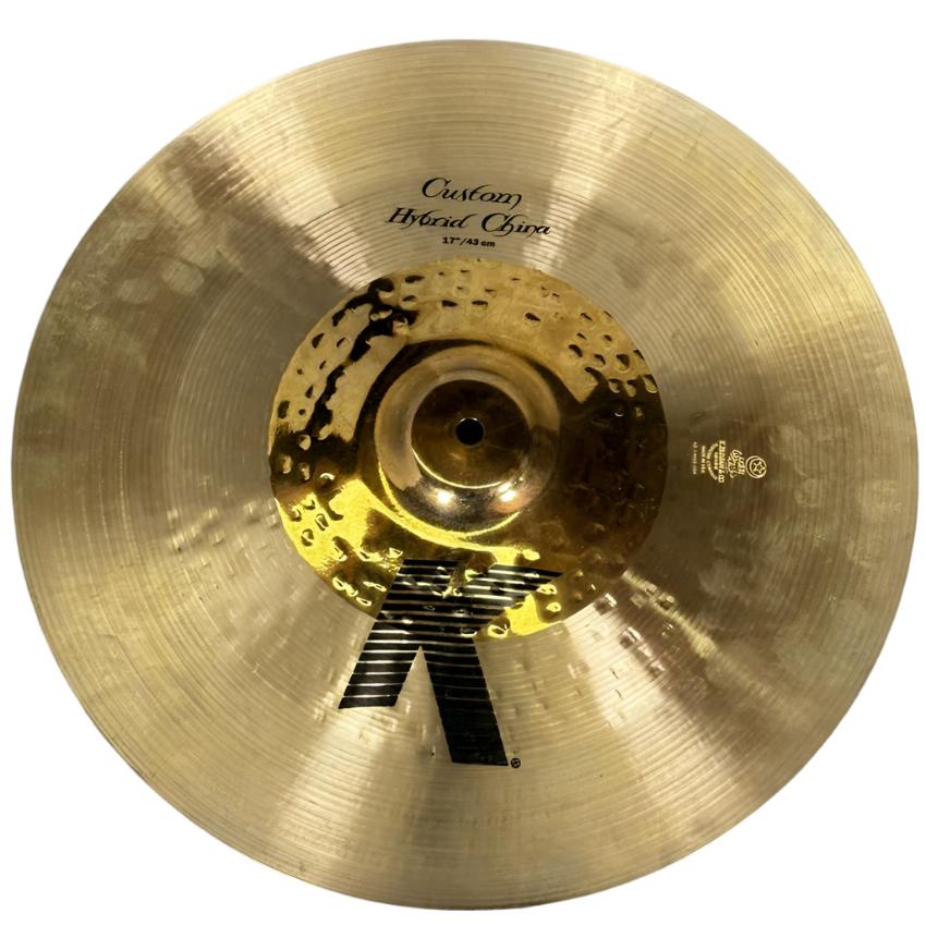 Used Zildjian K Custom Hybrid China Cymbal 17" - Very Good - Drum Center Of Portsmouth