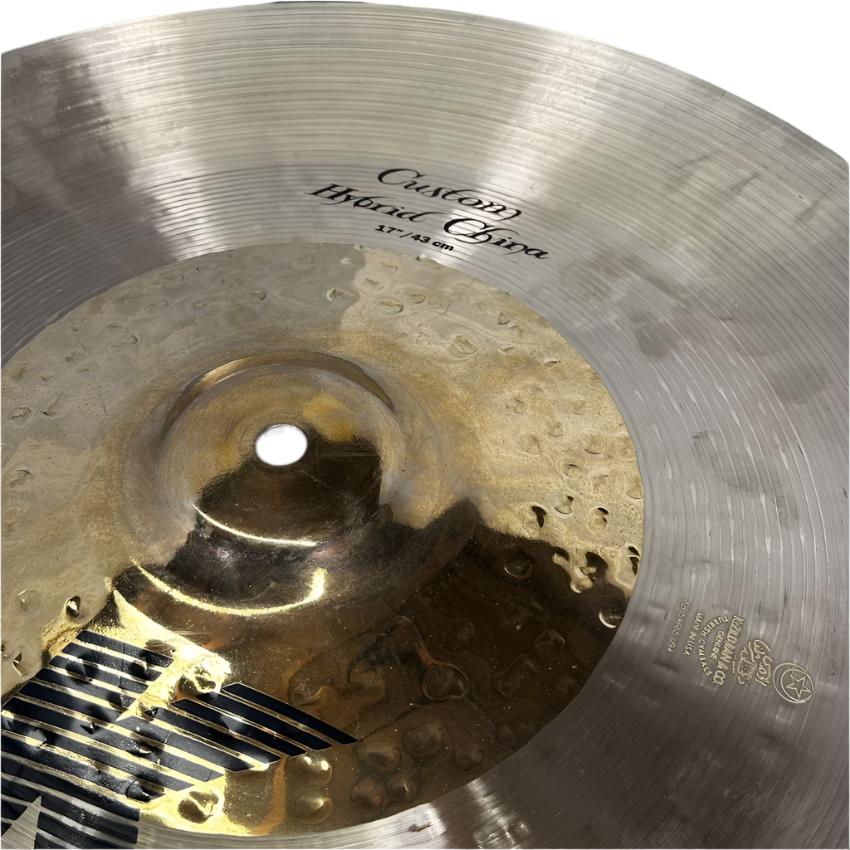 Used Zildjian K Custom Hybrid China Cymbal 17" - Very Good - Drum Center Of Portsmouth