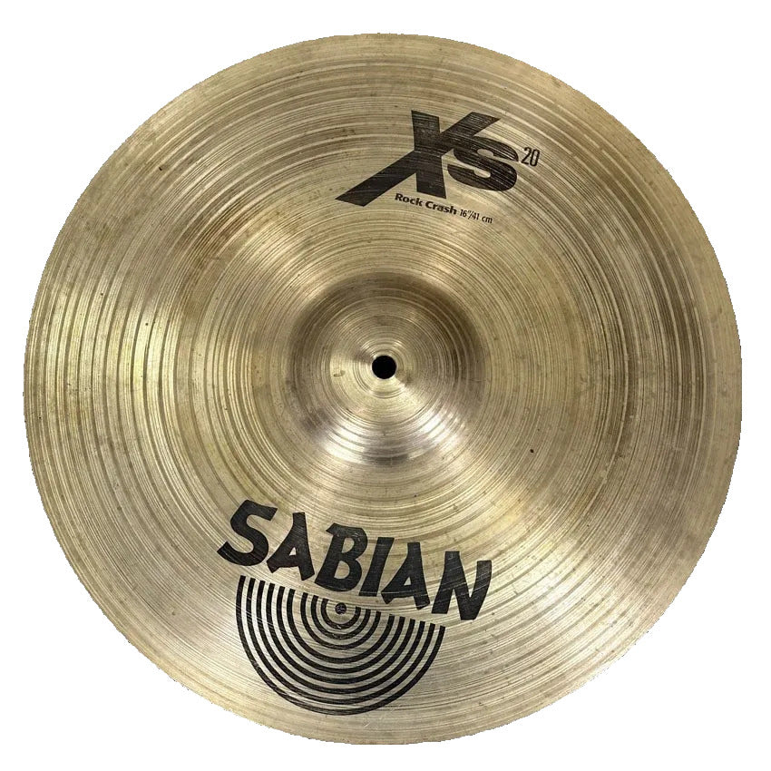Used Sabian XS20 Rock Crash Cymbal 16" - Good - Drum Center Of Portsmouth