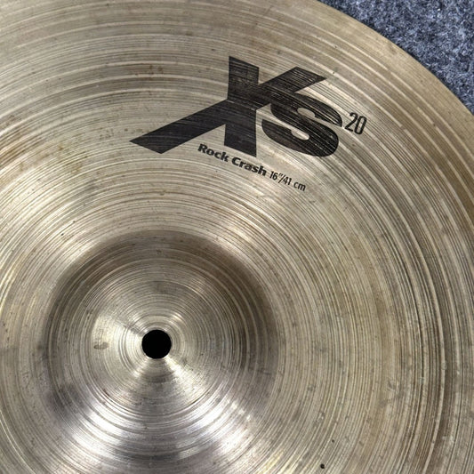 Used Sabian XS20 Rock Crash Cymbal 16" - Good - Drum Center Of Portsmouth