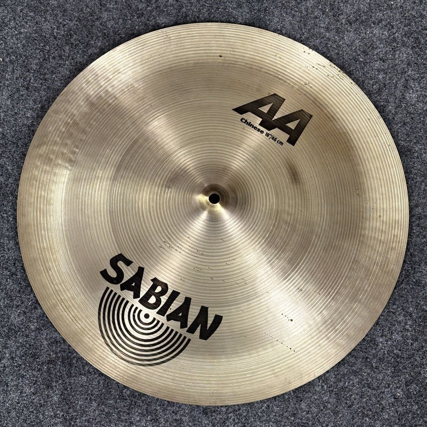 Used Sabian AA Chinese Cymbal 18" - Good - Drum Center Of Portsmouth