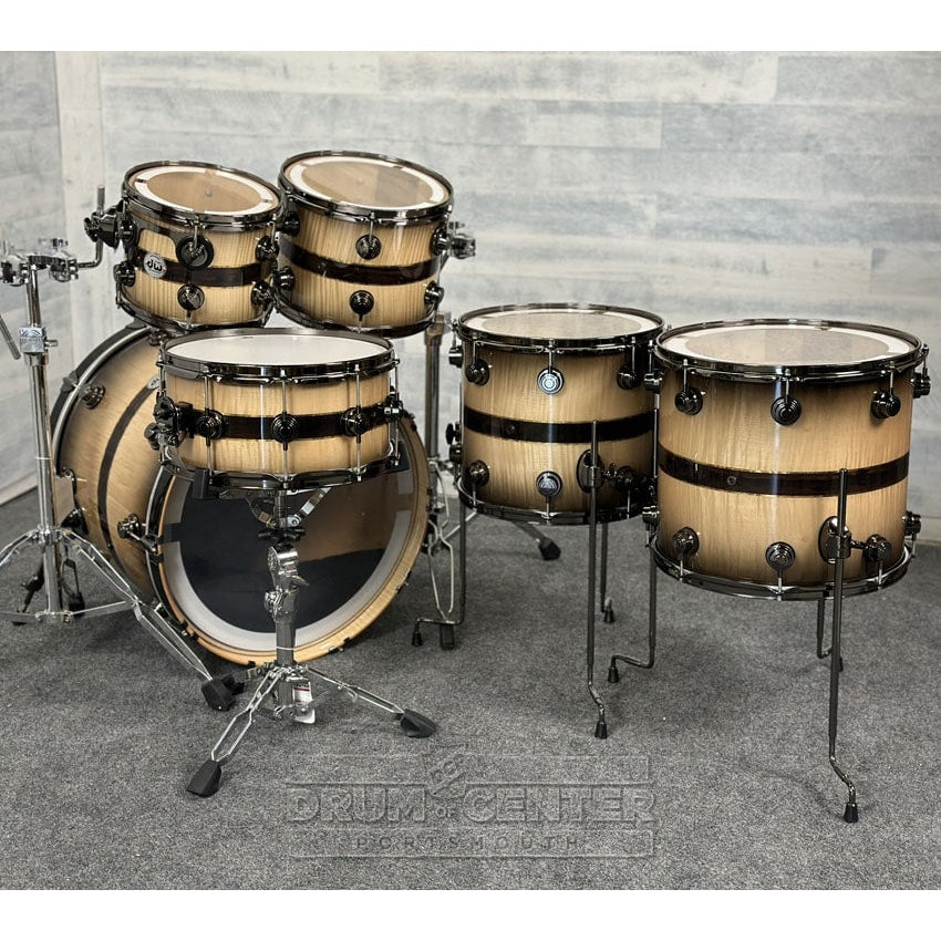 DW Collectors VLT 333 Maple 6pc Drum Set Sycamore Ziricote - Drum Center Of Portsmouth