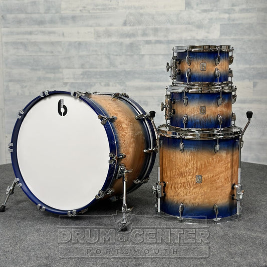 British Drum Company Founder's Reserve Birch 4pc Drum Set Peveril Shore - Drum Center Of Portsmouth