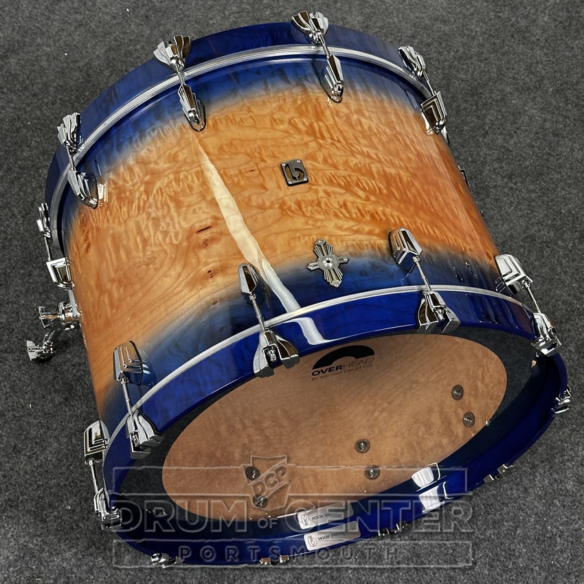 British Drum Company Founder's Reserve Birch 4pc Drum Set Peveril Shore - Drum Center Of Portsmouth