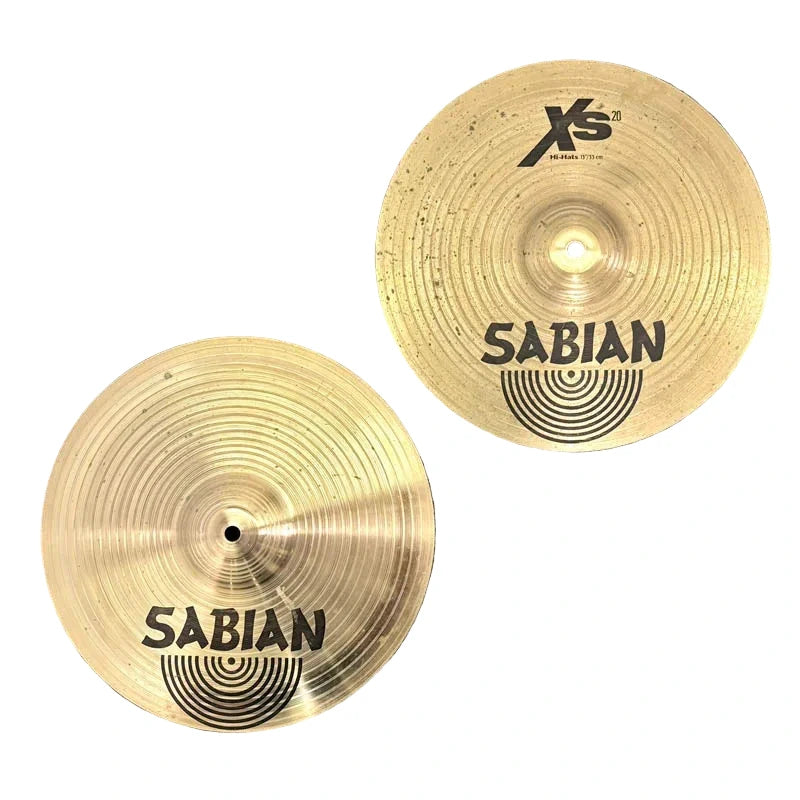Used Sabian XS20 Hi Hat Cymbals 13" - Good - Drum Center Of Portsmouth