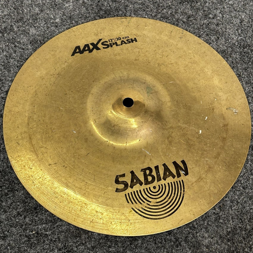 Used Sabian AAX Brilliant Splash Cymbal 12" - Good - Drum Center Of Portsmouth