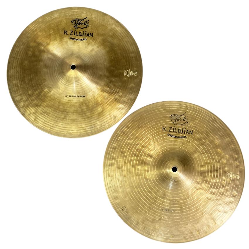 Used Zildjian K Constantinople Hi Hat Cymbals 14" 906/1052 grams - Good - Drum Center Of Portsmouth