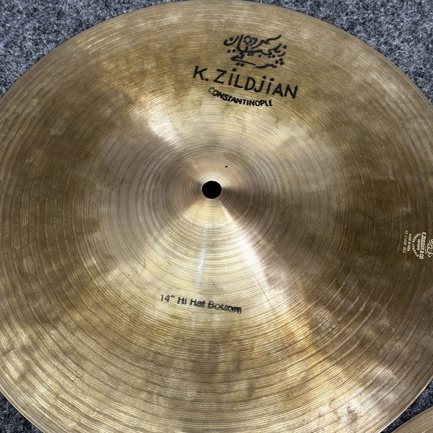 Used Zildjian K Constantinople Hi Hat Cymbals 14" 906/1052 grams - Good - Drum Center Of Portsmouth