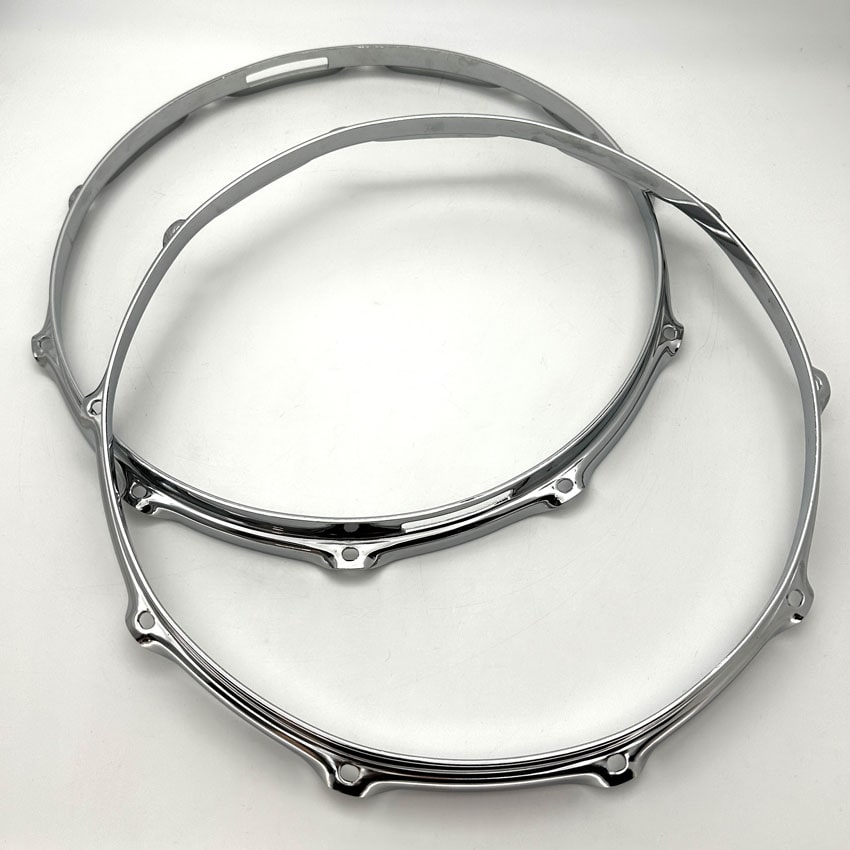 Used Gretsch 302 Snare Drum Hoops 14" 10-Lug Pair - Drum Center Of Portsmouth