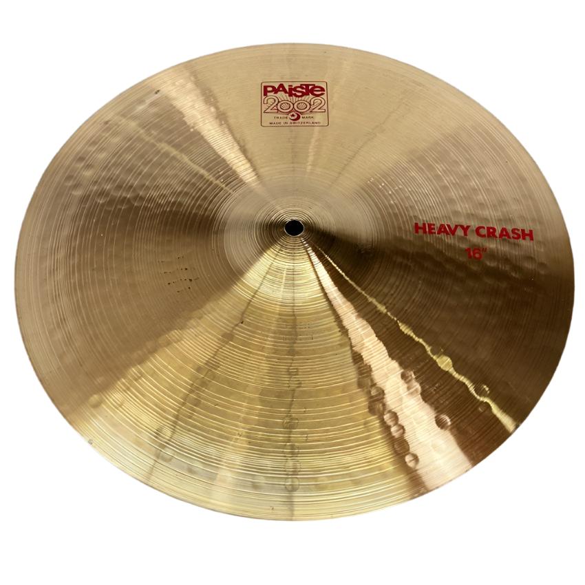 Used Paiste 2002 Heavy Crash Cymbal 16" - Very Good - Drum Center Of Portsmouth