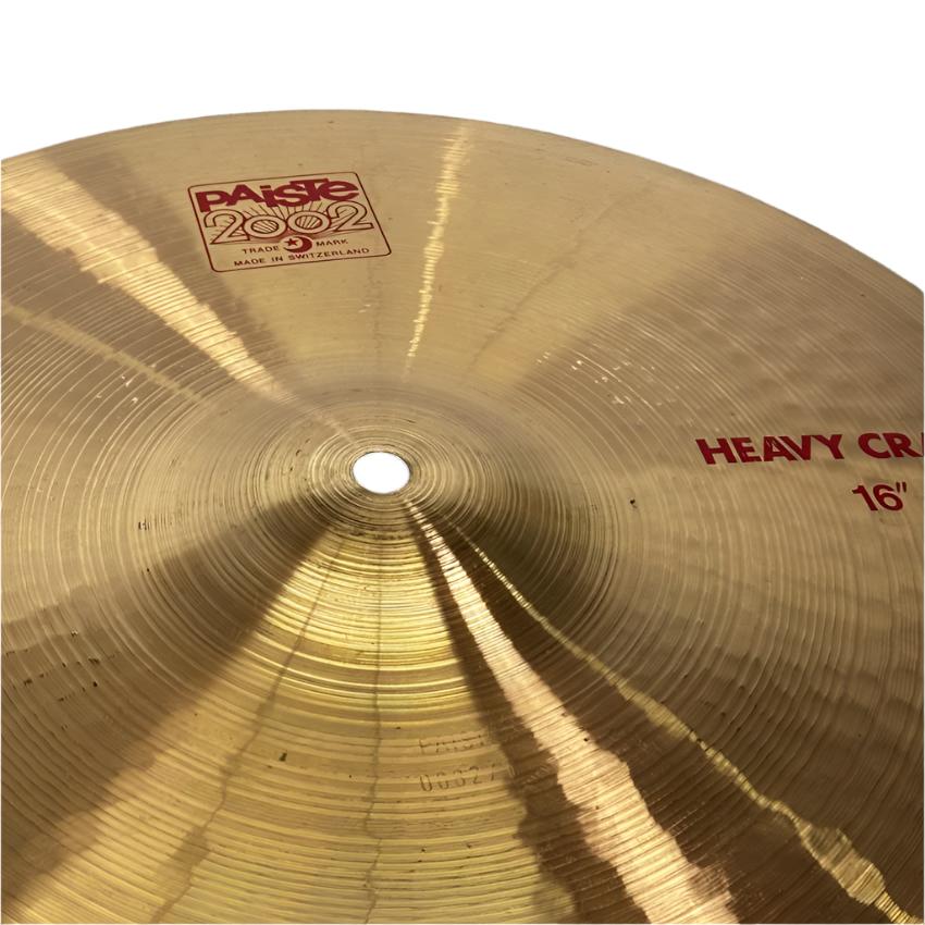 Used Paiste 2002 Heavy Crash Cymbal 16" - Very Good - Drum Center Of Portsmouth
