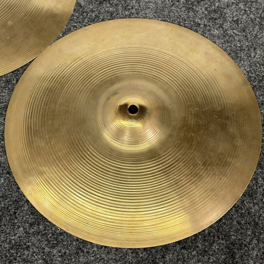 Used Vintage Zildjian A Hi Hat Cymbals 14" 864/877 grams - Fair - Drum Center Of Portsmouth