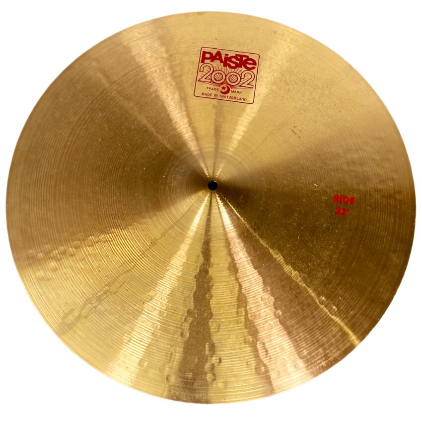 Used Paiste 2002 Ride Cymbal 22" - Very Good - Drum Center Of Portsmouth