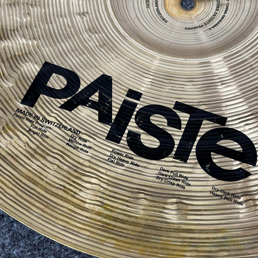 Used Paiste Signature Dark Full Ride Cymbal 20" - Very Good - Drum Center Of Portsmouth