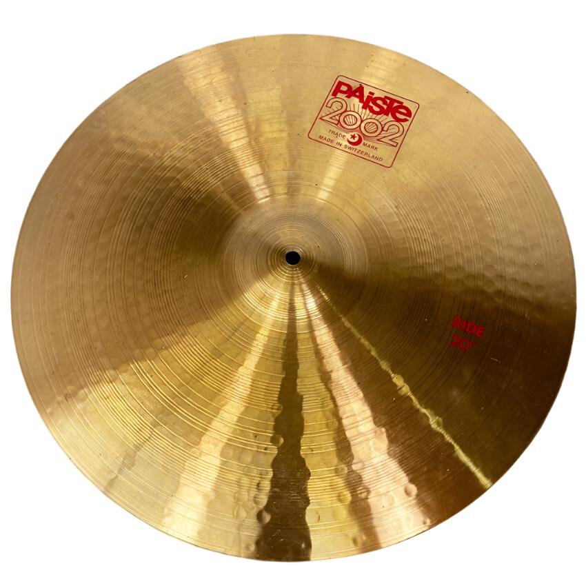 Used Paiste 2002 Ride Cymbal 20" - Very Good - Drum Center Of Portsmouth