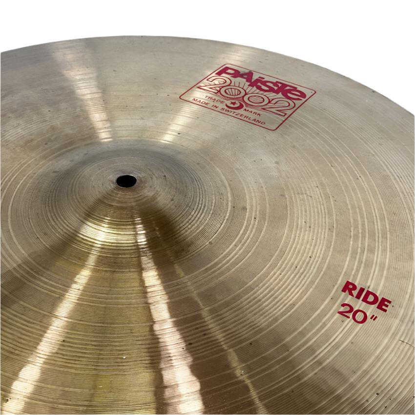 Used Paiste 2002 Ride Cymbal 20" - Very Good - Drum Center Of Portsmouth
