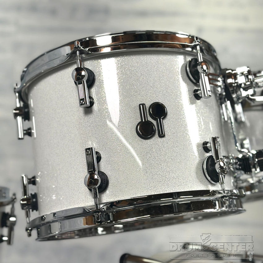 Sonor SQ2 Beech 5pc Drum Set White Sparkle Gloss - Drum Center Of Portsmouth