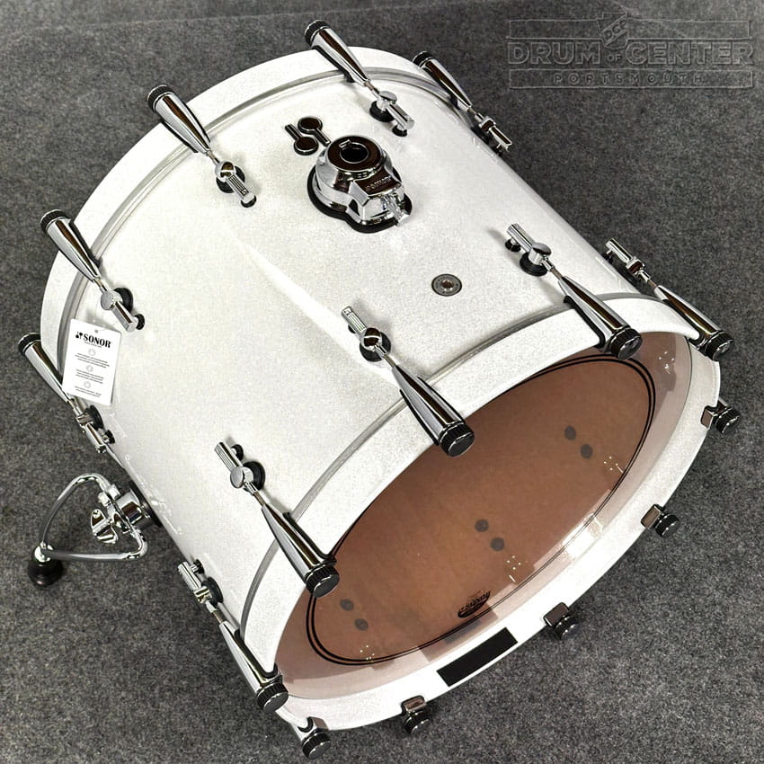 Sonor SQ2 Beech 5pc Drum Set White Sparkle Gloss - Drum Center Of Portsmouth