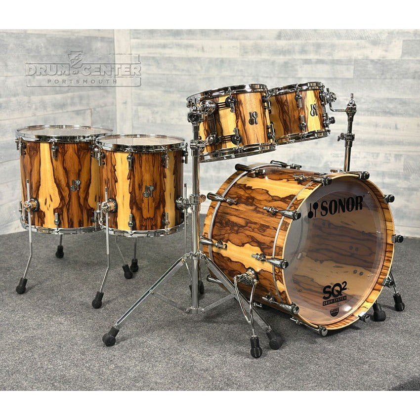 Sonor SQ2 Beech 5pc Drum Set African Marble Semi Gloss - Drum Center Of Portsmouth