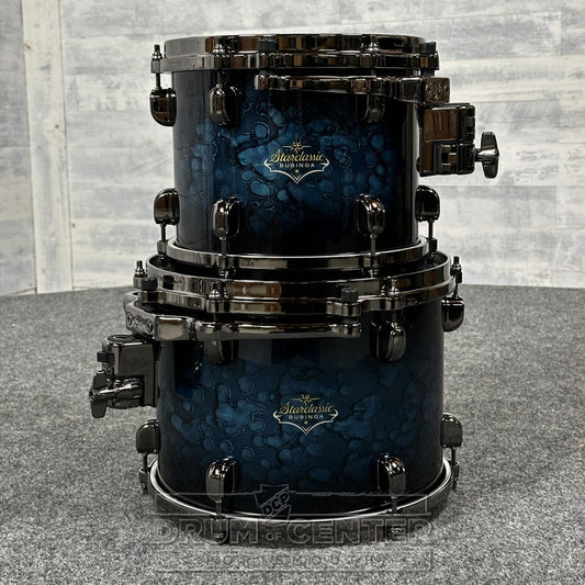 Tama Starclassic Bubinga 4pc Drum Set Blue Swell Burst - Made in Japan! - Drum Center Of Portsmouth