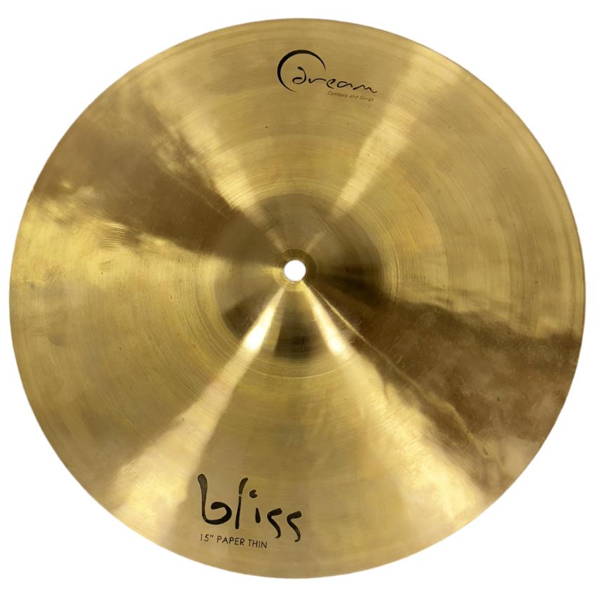 Used Dream Bliss Paper Thin Crash Cymbal 15" 734 grams - Drum Center Of Portsmouth