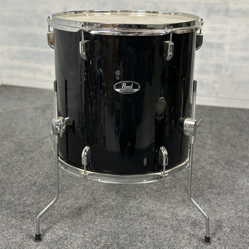 Used Pearl Roadshow Floor Tom 16x16 Black - Good - Drum Center Of Portsmouth