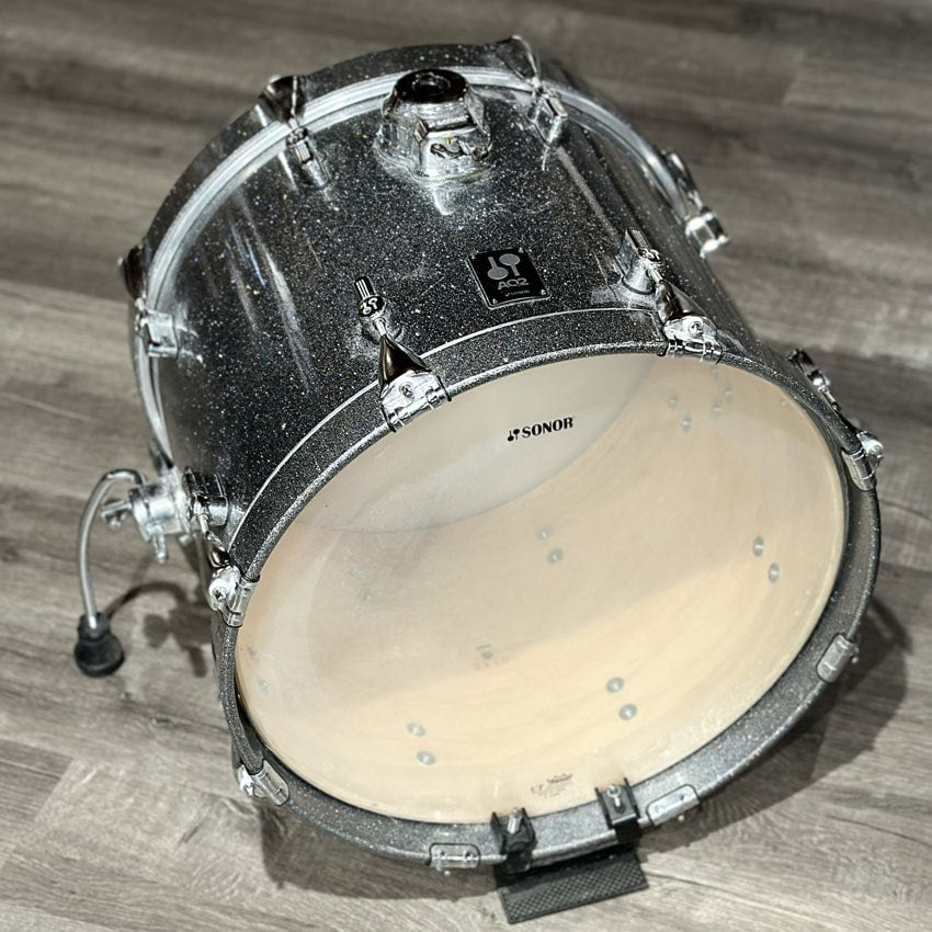 Used Sonor AQ2 4pc Bop Drum Set Titanium Quartz - Very Good - Drum Center Of Portsmouth
