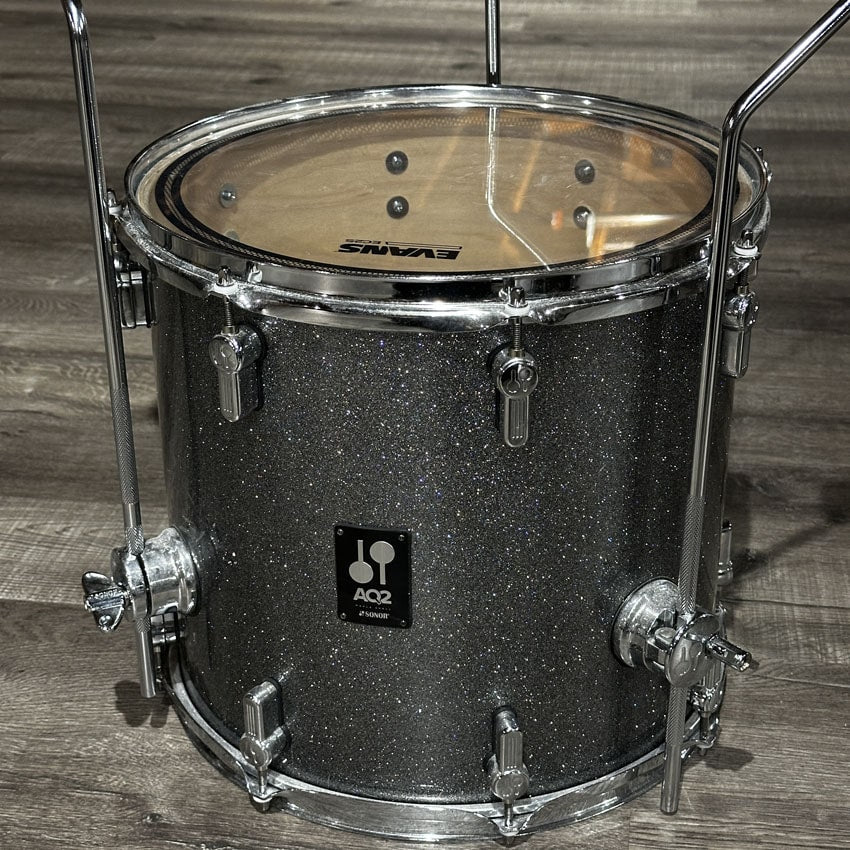 Used Sonor AQ2 4pc Bop Drum Set Titanium Quartz - Very Good - Drum Center Of Portsmouth