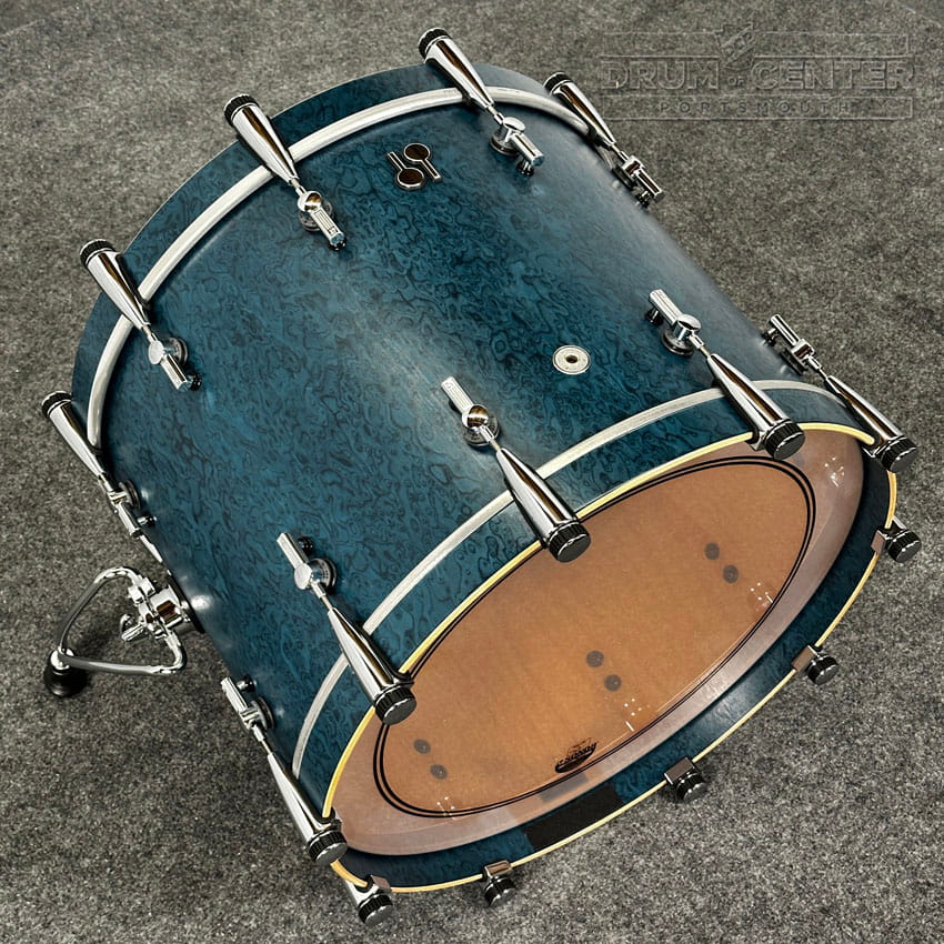 Sonor SQ2 Beech 3pc Drum Set Birdseye Azure Semi Gloss - Drum Center Of Portsmouth