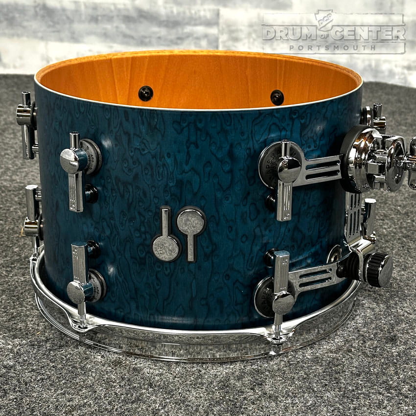 Sonor SQ2 Beech 3pc Drum Set Birdseye Azure Semi Gloss - Drum Center Of Portsmouth