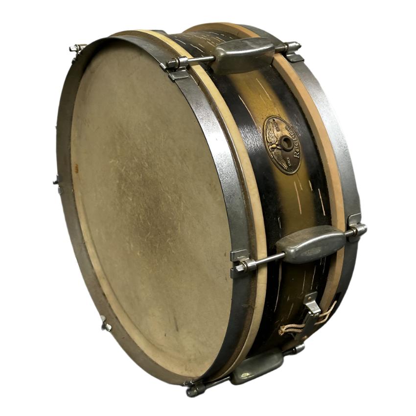 Used Vintage '50s Rogers Mercury 2pc Drum Set Black/Gold Duco - Good - Drum Center Of Portsmouth