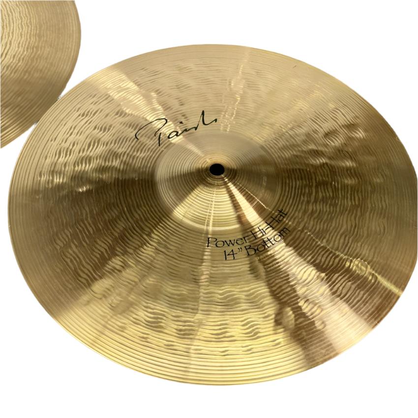 Used Paiste Signature Power Hi Hat Cymbals 14" - Very Good - Drum Center Of Portsmouth