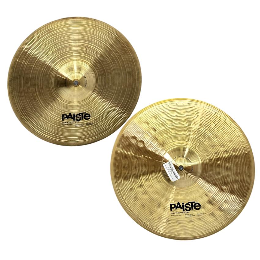 Used Paiste Signature Power Hi Hat Cymbals 14" - Very Good - Drum Center Of Portsmouth