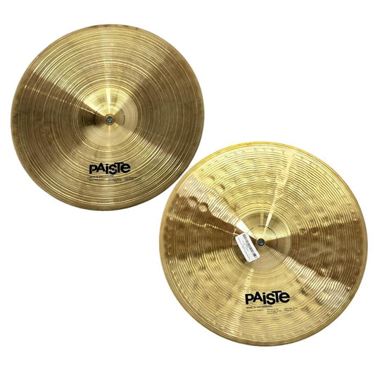 Used Paiste Signature Power Hi Hat Cymbals 14" - Very Good - Drum Center Of Portsmouth