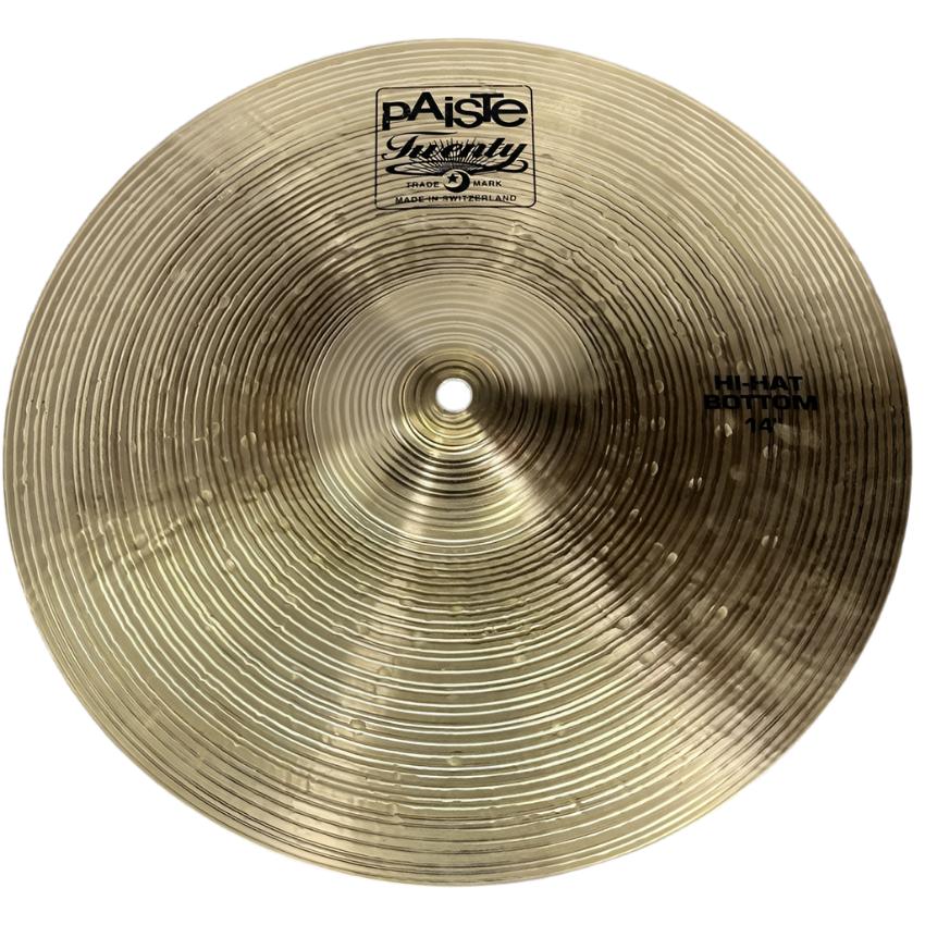 Used Paiste Twenty Series Hi Hat 14" Bottom ONLY - Very Good - Drum Center Of Portsmouth