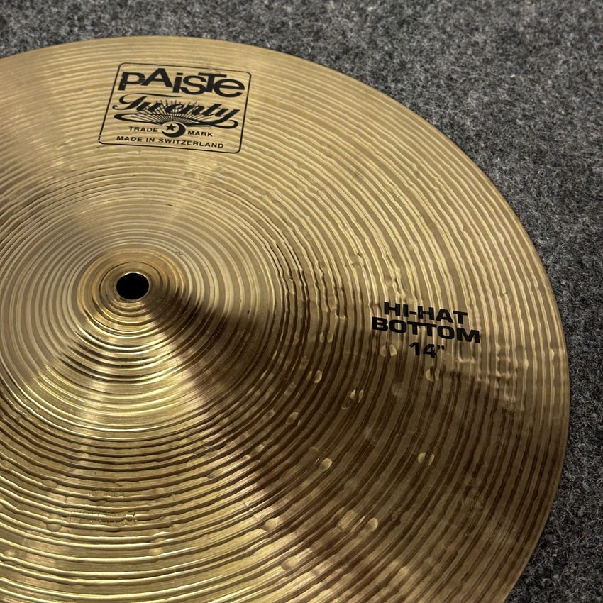Used Paiste Twenty Series Hi Hat 14" Bottom ONLY - Very Good - Drum Center Of Portsmouth