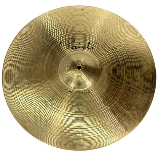 Used Paiste Signature Power Crash Cymbal 20" - Very Good - Drum Center Of Portsmouth