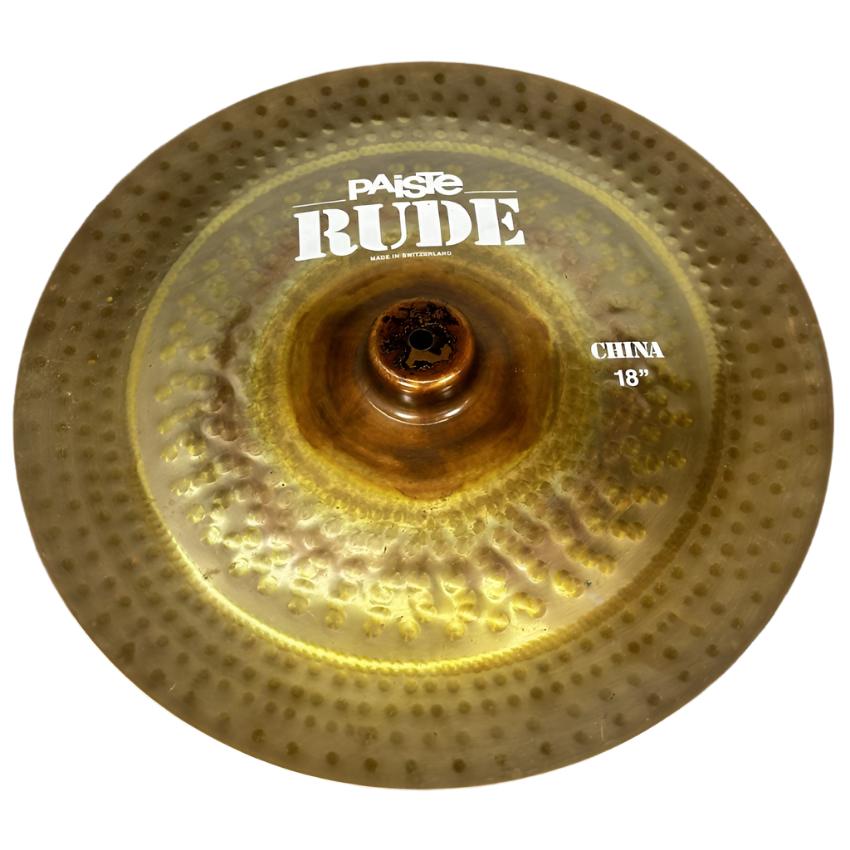 Used Paiste Rude China Cymbal 18" - Very Good - Drum Center Of Portsmouth