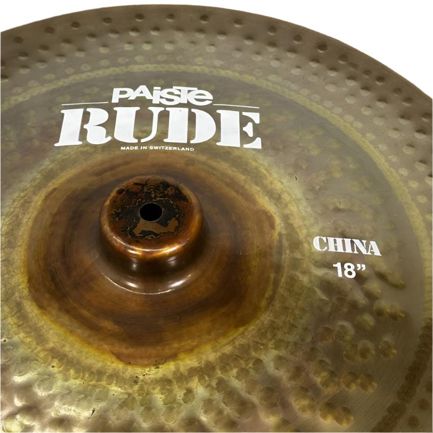 Used Paiste Rude China Cymbal 18" - Very Good - Drum Center Of Portsmouth