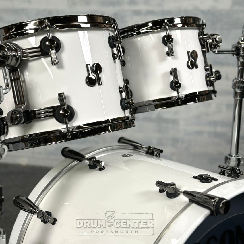 Sonor SQ2 Beech 5pc Drum Set Solid White Gloss - Drum Center Of Portsmouth