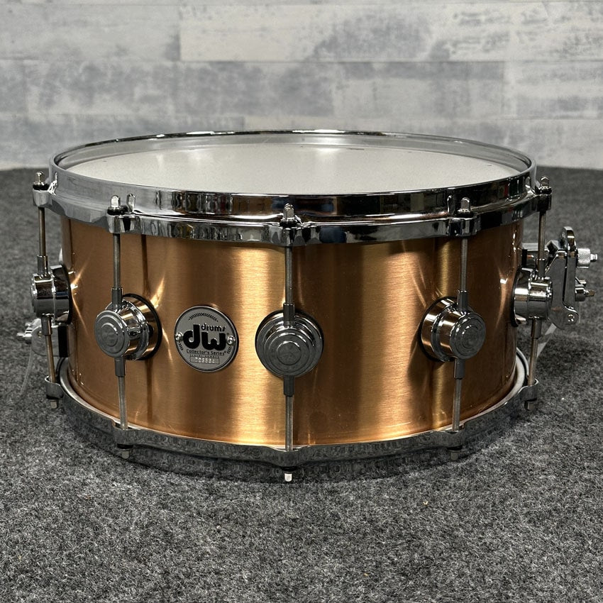 Used DW Collectors Bronze Snare Drum 14x6.5 - Excellent - Drum Center Of Portsmouth