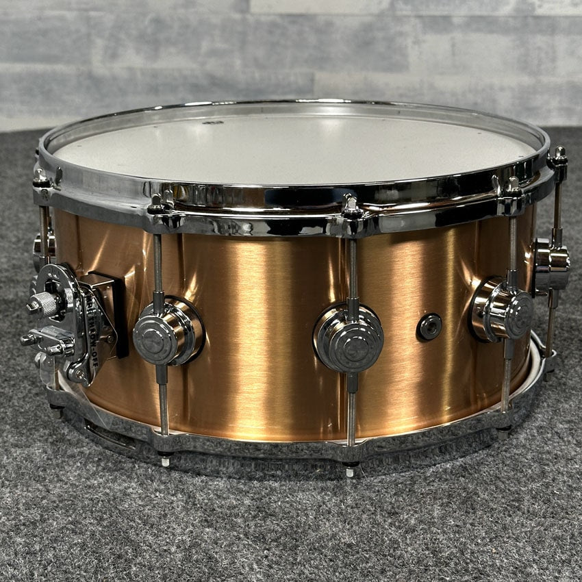 Used DW Collectors Bronze Snare Drum 14x6.5 - Excellent - Drum Center Of Portsmouth