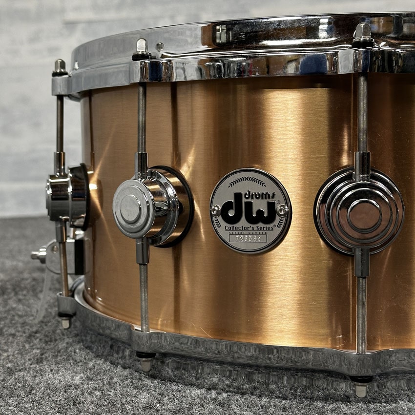 Used DW Collectors Bronze Snare Drum 14x6.5 - Excellent - Drum Center Of Portsmouth