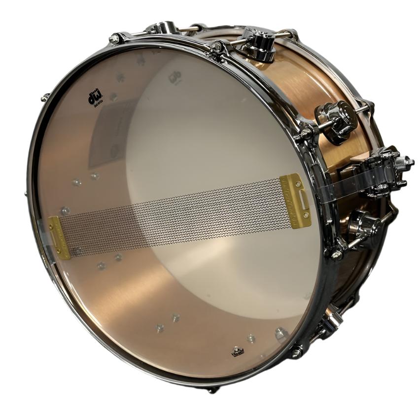 Used DW Collectors Bronze Snare Drum 14x6.5 - Excellent - Drum Center Of Portsmouth